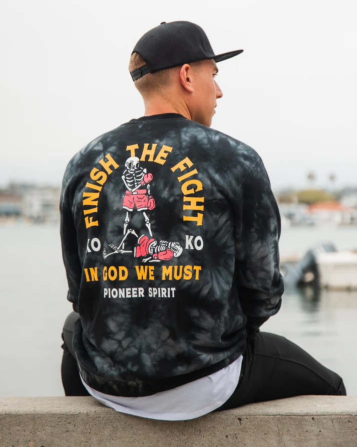 Finish The Fight Tie Dye Sweatshirt - 图片 2