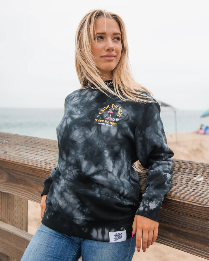 Finish The Fight Tie Dye Sweatshirt - 图片 4