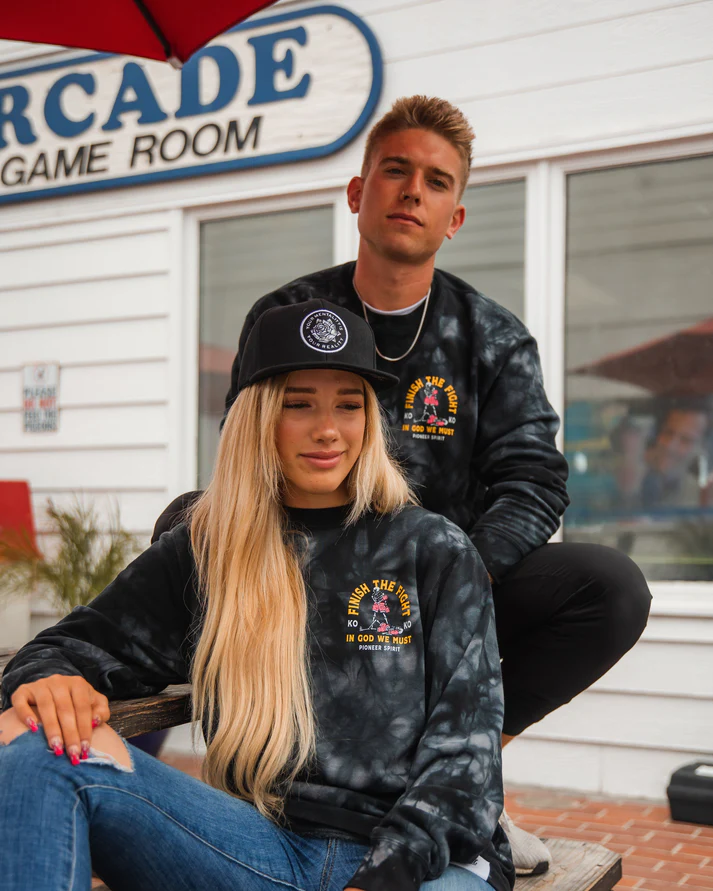 Finish The Fight Tie Dye Sweatshirt - 图片 5